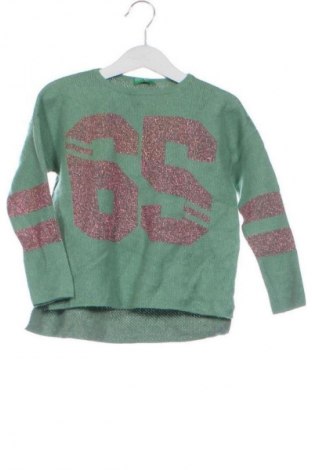 Dziecięcy sweter United Colors Of Benetton, Rozmiar 3-4y/ 104-110 cm, Kolor Zielony, Cena 29,99 zł