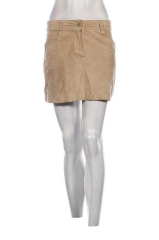 Kožená sukňa  Kookai, Veľkosť S, Farba Béžová, Cena  17,72 €