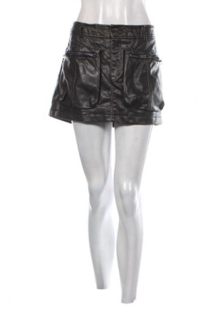 Fustă de piele Zara, Mărime XL, Culoare Maro, Preț 22,99 Lei