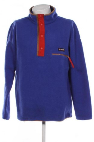Męska bluzka z polaru Columbia, Rozmiar XL, Kolor Niebieski, Cena 117,99 zł