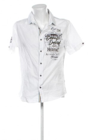 Мъжка риза Camp David, Размер M, Цвят Бял, Цена 21,47 €