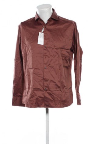 Męska koszula Eterna, Rozmiar L, Kolor Brązowy, Cena 53,99 zł