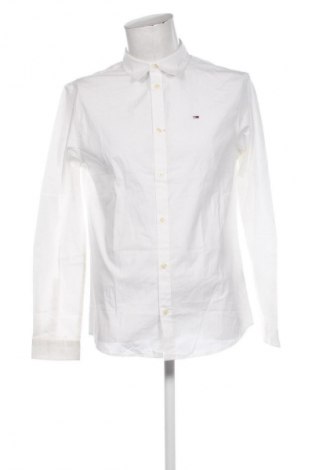 Мъжка риза Tommy Jeans, Размер L, Цвят Бял, Цена 35,27 €