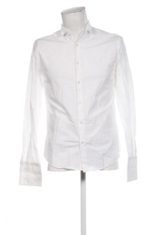 Мъжка риза Zara, Размер M, Цвят Екрю, Цена 10,73 €