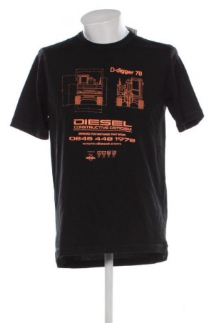 Tricou de bărbați Diesel, Mărime L, Culoare Negru, Preț 216,99 Lei