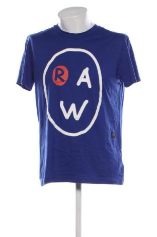 Męski T-shirt G-Star Raw, Rozmiar M, Kolor Niebieski, Cena 77,99 zł