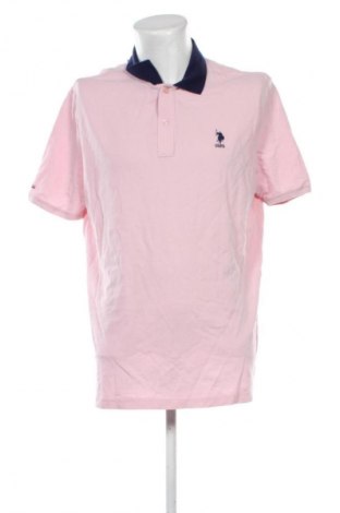 Férfi póló U.S. Polo Assn., Méret XXL, Szín Rózsaszín, Ár 7 830 Ft