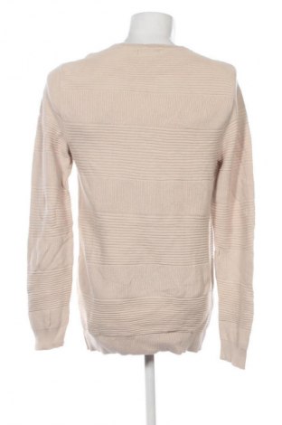 Мъжки пуловер Dressmann, Размер M, Цвят Бежов, Цена 10,73 €