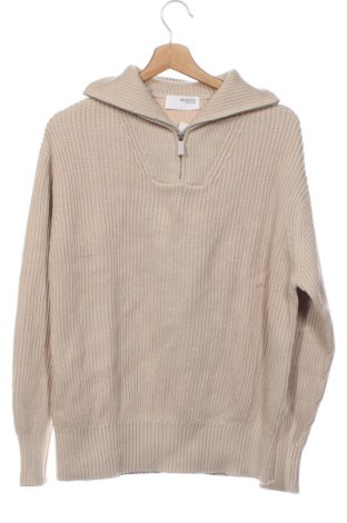 Męski sweter Selected Homme, Rozmiar XS, Kolor Beżowy, Cena 99,99 zł