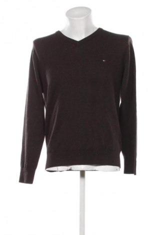 Pulover de bărbați Tommy Hilfiger, Mărime L, Culoare Maro, Preț 242,99 Lei