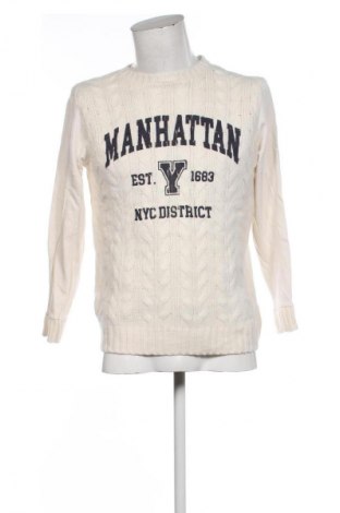 Herrenpullover Yamamay, Größe S, Farbe Ecru, Preis 10,99 €