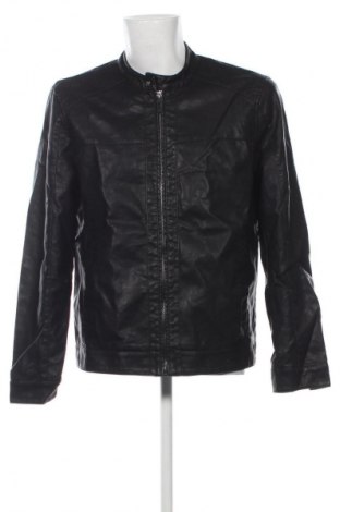 Pánska kožená bunda  Only & Sons, Veľkosť L, Farba Čierna, Cena  17,95 €
