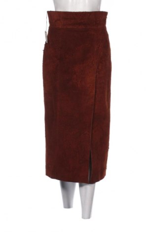 Кожена пола Alexander Mcqueen, Размер M, Цвят Кафяв, Цена 393,74 €