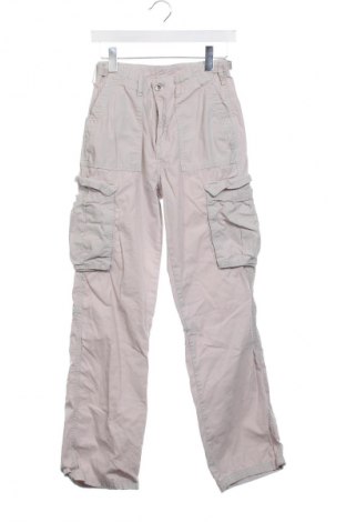 Damskie spodnie Bershka, Rozmiar XS, Kolor Szary, Cena 117,99 zł