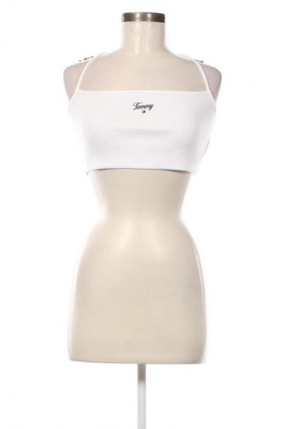 Γυναικείο τοπ Tommy Jeans, Μέγεθος L, Χρώμα Λευκό, Τιμή 10,99 €