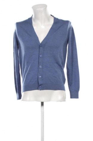 Herren Strickjacke Strokesman's, Größe M, Farbe Blau, Preis € 33,99