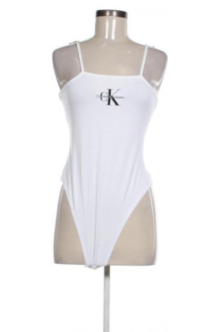 Γυναικεία μπλούζα-Κορμάκι Calvin Klein Jeans, Μέγεθος L, Χρώμα Λευκό, Τιμή 18,99 €, #135120784