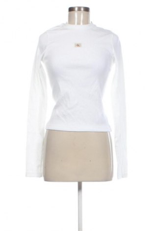 Bluzka damska Calvin Klein Jeans, Rozmiar S, Kolor Biały, Cena 226,99 zł