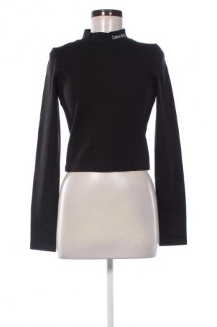 Bluzka damska Calvin Klein Jeans, Rozmiar S, Kolor Czarny, Cena 271,99 zł