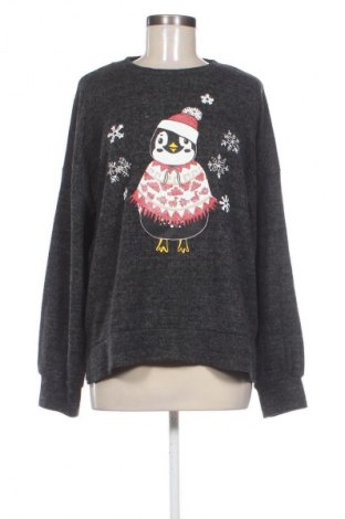 Дамска блуза Clockhouse, Размер XL, Цвят Сив, Цена 4,60 €