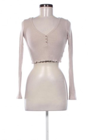 Дамска блуза Pull&Bear, Размер XS, Цвят Бежов, Цена 3,57 €
