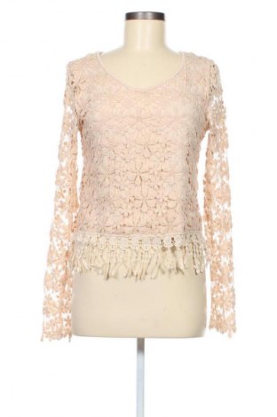 Дамска блуза Queen's, Размер S, Цвят Бежов, Цена 8,00 €