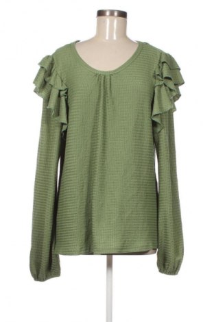 Дамска блуза SHEIN, Размер XL, Цвят Зелен, Цена 3,57 €
