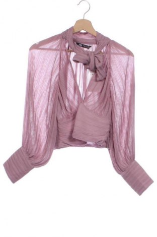 Γυναικεία μπλούζα Zara, Μέγεθος XS, Χρώμα Σάπιο μήλο, Τιμή 18,99 €