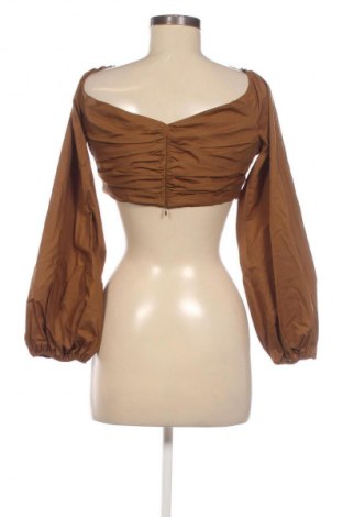 Дамска блуза Zara, Размер M, Цвят Кафяв, Цена 23,00 €