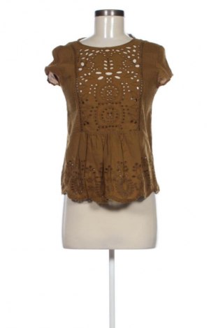 Дамска блуза Zara, Размер XS, Цвят Зелен, Цена 10,16 €