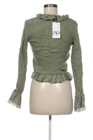 Damski kardigan Zara, Rozmiar M, Kolor Zielony, Cena 43,99 zł