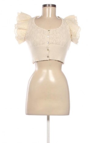 Cardigan de damă Zara, Mărime S, Culoare Bej, Preț 156,29 Lei