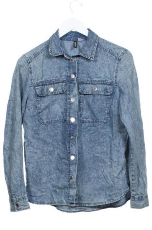 Дамска риза H&M Divided, Размер XS, Цвят Син, Цена 2,04 €