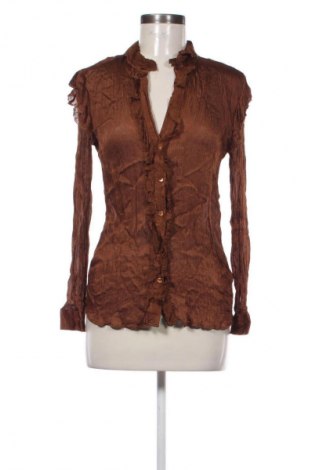 Дамска риза Massimo Dutti, Размер M, Цвят Кафяв, Цена 28,12 €