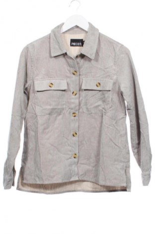Damska koszula Pieces, Rozmiar XS, Kolor Szary, Cena 50,99 zł