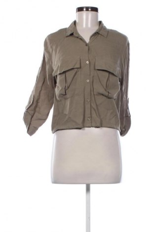 Дамска риза Pull&Bear, Размер S, Цвят Зелен, Цена 6,72 €