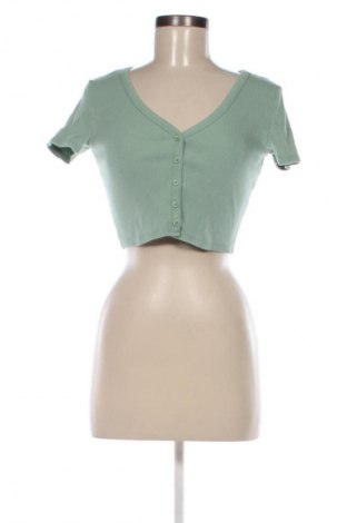 Дамска риза Pull&Bear, Размер M, Цвят Зелен, Цена 4,09 €