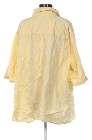 Γυναικείο πουκάμισο Ulla Popken, Μέγεθος 4XL, Χρώμα Κίτρινο, Τιμή 17,99 €