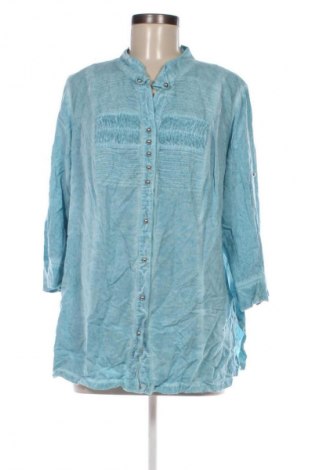 Дамска риза Unbranded, Размер 3XL, Цвят Син, Цена 11,75 €