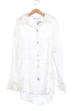 Γυναικείο πουκάμισο Zara, Μέγεθος XS, Χρώμα Λευκό, Τιμή 10,99 €