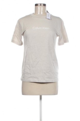 Дамска тениска Calvin Klein, Размер XS, Цвят Екрю, Цена 35,27 €
