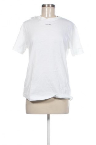Γυναικείο t-shirt Calvin Klein, Μέγεθος M, Χρώμα Λευκό, Τιμή 33,99 €