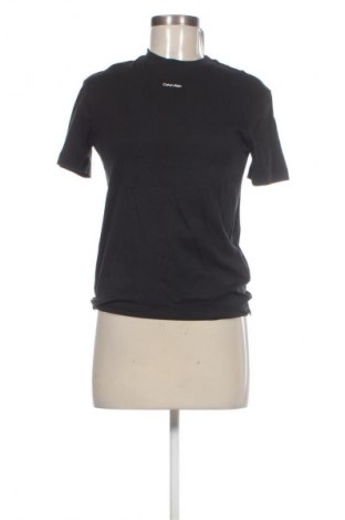 Damen T-Shirt Calvin Klein, Größe XXS, Farbe Schwarz, Preis € 45,99