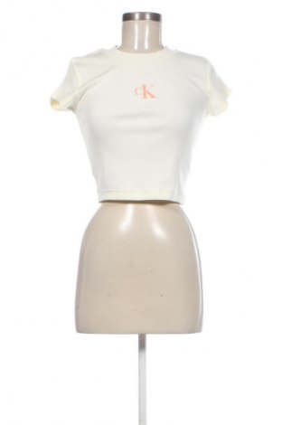 Dámské tričko Calvin Klein Jeans, Velikost XXS, Barva Krémová, Cena  1 299,00 Kč