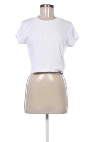 Damen T-Shirt Calvin Klein Jeans, Größe M, Farbe Weiß, Preis € 52,99