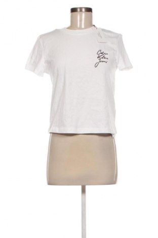 Damski T-shirt Calvin Klein Jeans, Rozmiar M, Kolor Biały, Cena 220,99 zł