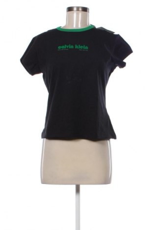 Damen T-Shirt Calvin Klein Jeans, Größe L, Farbe Schwarz, Preis 55,99 €