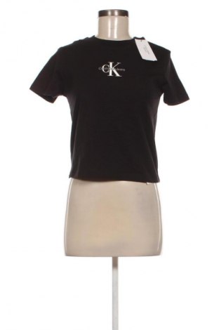 Дамска тениска Calvin Klein Jeans, Размер S, Цвят Черен, Цена 24,54 €