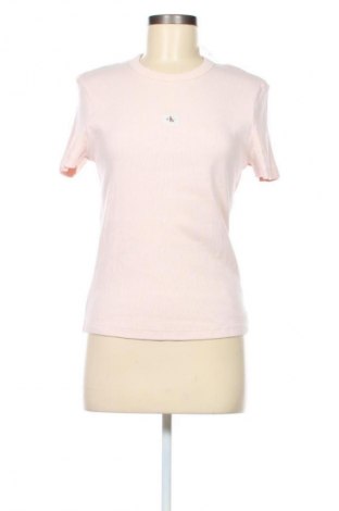 Damski T-shirt Calvin Klein Jeans, Rozmiar L, Kolor Popielaty róż, Cena 183,99 zł