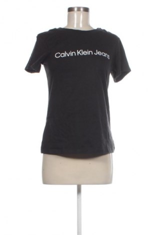 Γυναικείο t-shirt Calvin Klein Jeans, Μέγεθος M, Χρώμα Μαύρο, Τιμή 41,99 €, #135144832